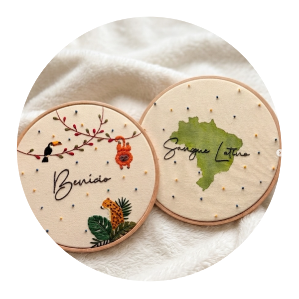 Bordado Personalizado à Mão 6